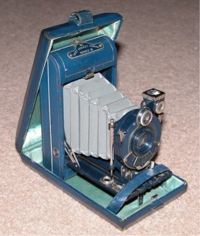 Blue Vanity Kodak with Gray Bellows