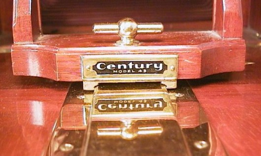 Century Model 43 Camera Maker's Nameplate