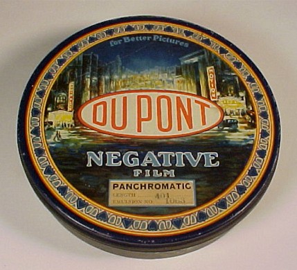 DuPont Panchromatic Film Tin