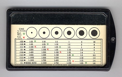 Monner Exposure Meter Front View