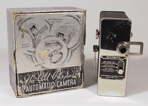 Moviematic Camera and Box