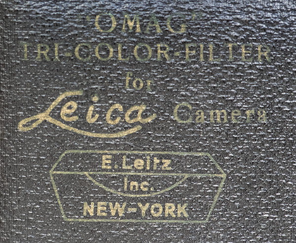 E. Leitz NY OMAG Box Label